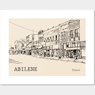 Abilene Texas Posters and Art